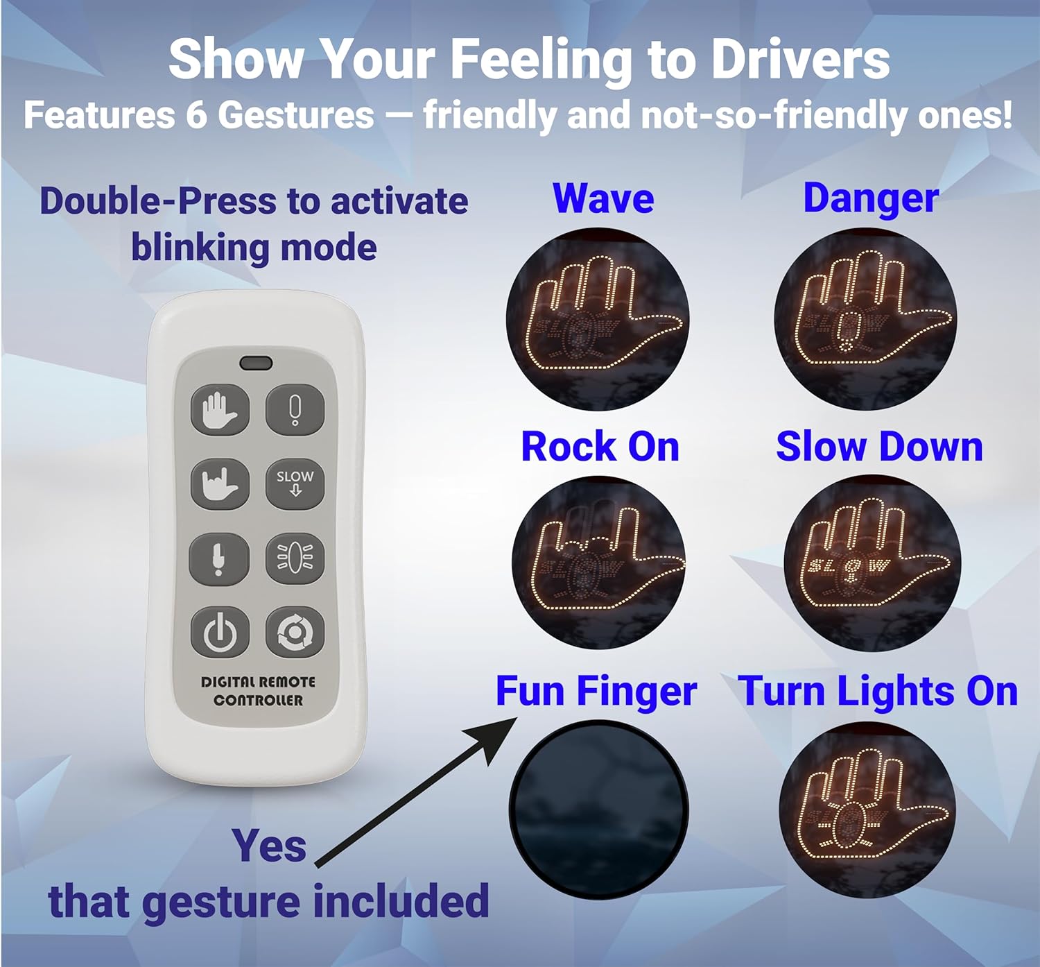 WaveOn Ultra Gesture Car Light